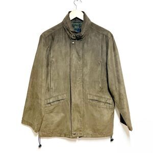 Unworn Vintage Gianni Valentino Italy MicroSuede Brown Mens Jacket Sz M